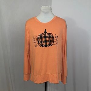 Celebrate Halloween Long Sleeve Pumpkin Shirt Medium (8/10)